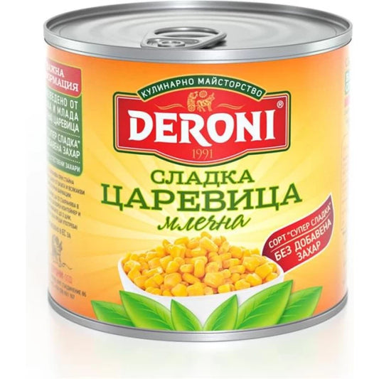 Deroni сладка царевица 340 гр.