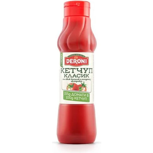 Deroni кетчуп класик 500гр.