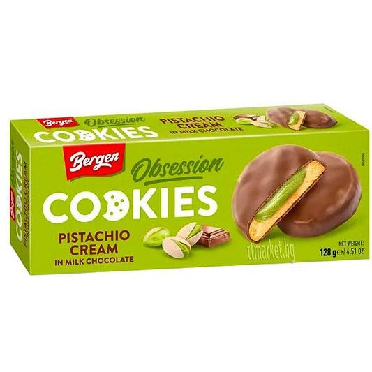 Bergen Cookies Pistacio Cream Бисквити