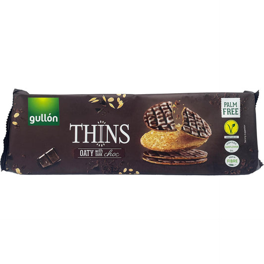 Gullon Thins Овесени Бисквити с Черен Шоколад 150гр.