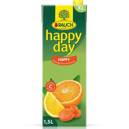 Happy Day Сок Портокал, Морков и Лимон 1.5л