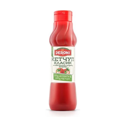 Deroni кетчуп 500гр.
